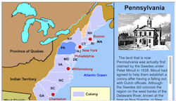 Interactive 13 Colonies Map