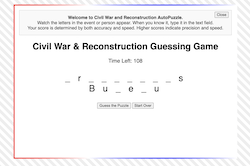 Reconstruction Puzzle