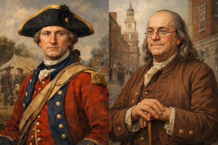 Washington and Franklin