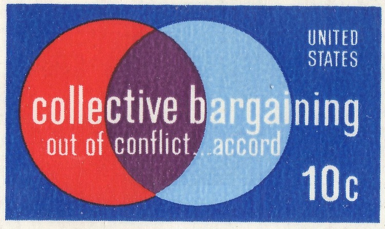 Collective Bargaining Postage Stamp
