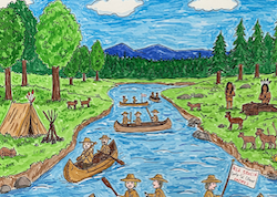 Lewis and Clark button