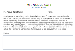 Pet Peebve Constitution