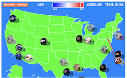 NFL Helmets Geography