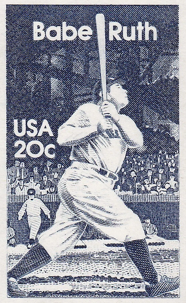 Babe Ruth Postage Stamp