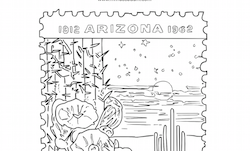 Arizona Postage Stamp