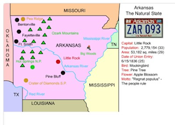Arkansas Interactive Map