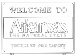 Arkansas Highway Sign