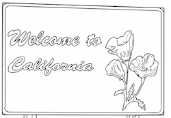 Caifornia Highway Sign