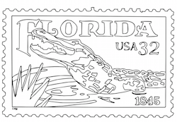 Florida Postage Stamp