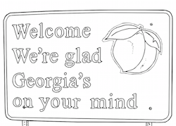 Welcome to Georgia Highway Sign