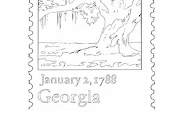 Georgia Postage Stamp