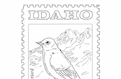 Idaho Postage Stamp