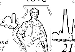 Illinois State Quarter Coloring