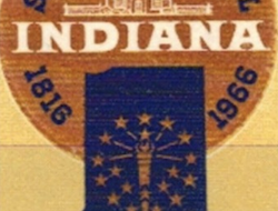 Indiana Statehood Stamp