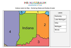 Make Your Own Indiana Map