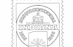 Indiana Postage Stamp