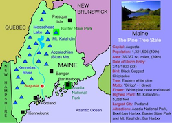 Maine Activity Packet