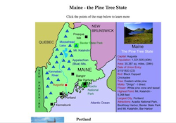 Maine Interactive Map