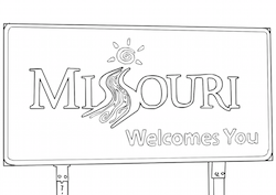 Welcome to Missouri Highway Sign