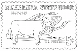 Nebraska Postage Stamp