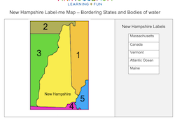 New Hampshire Label-me Map
