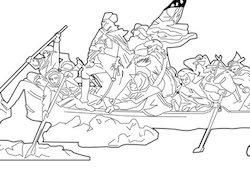 New Jersey State Quarter Coloring Page