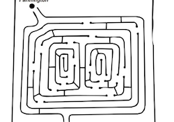 New Mexico Printable Maze