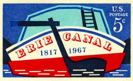 erie Canal Stamp