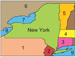 New york Label-me Map