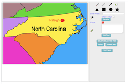 Make Your Own North Carolina Map