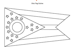 Ohio Flag Coloring