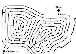 Ohio Printable Maze