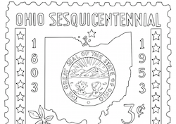 Ohio Postage Stamp