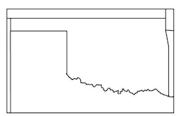 Oklahoma Blank Map