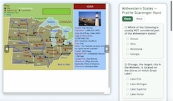 Midwestern States Interactive Scavenger Hunt
