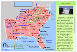 Southern States Interactive Map