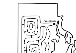Rhode Island Printable Maze