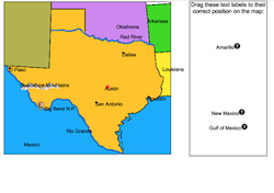 Texas Label-me Map