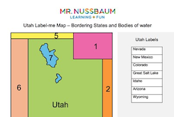 Utah Label-me Map