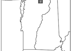 New Hampshire Outline Map