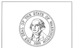 Washington Flag Coloring