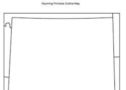 Wyoming Outline Map