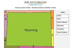 Wyoming Label-me Map