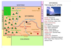 Wyoming Interactive Map