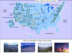 United States Landmarks Interactive Scavenger Hunt
