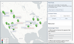 United States National Parks Interactive Map